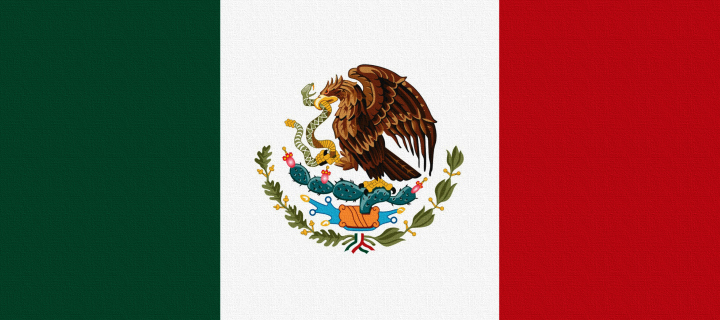 Das Flag Of Mexico Wallpaper 720x320