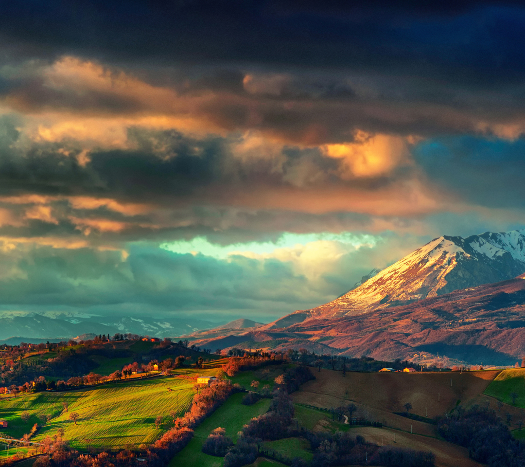 Italy, The Apennines wallpaper 1080x960