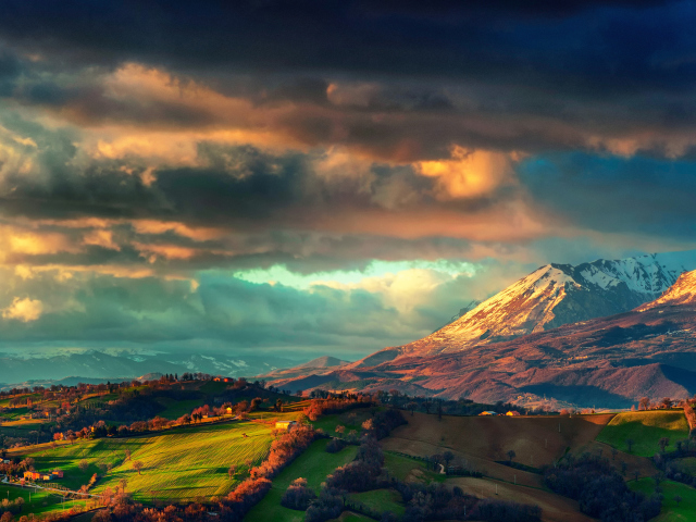 Italy, The Apennines wallpaper 640x480