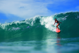 Big Waves Surfing - Obrázkek zdarma pro HTC Hero