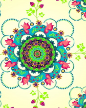 Mandala Flowers wallpaper 176x220