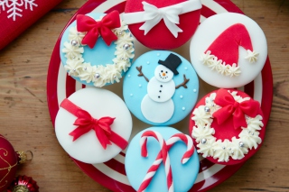 Kostenloses Christmas Pastry Dessert Wallpaper für Android, iPhone und iPad