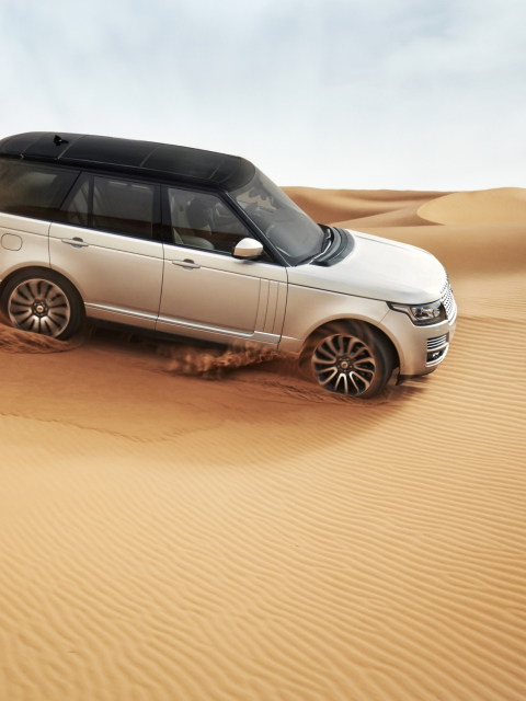 Screenshot №1 pro téma Range Rover In Desert 480x640