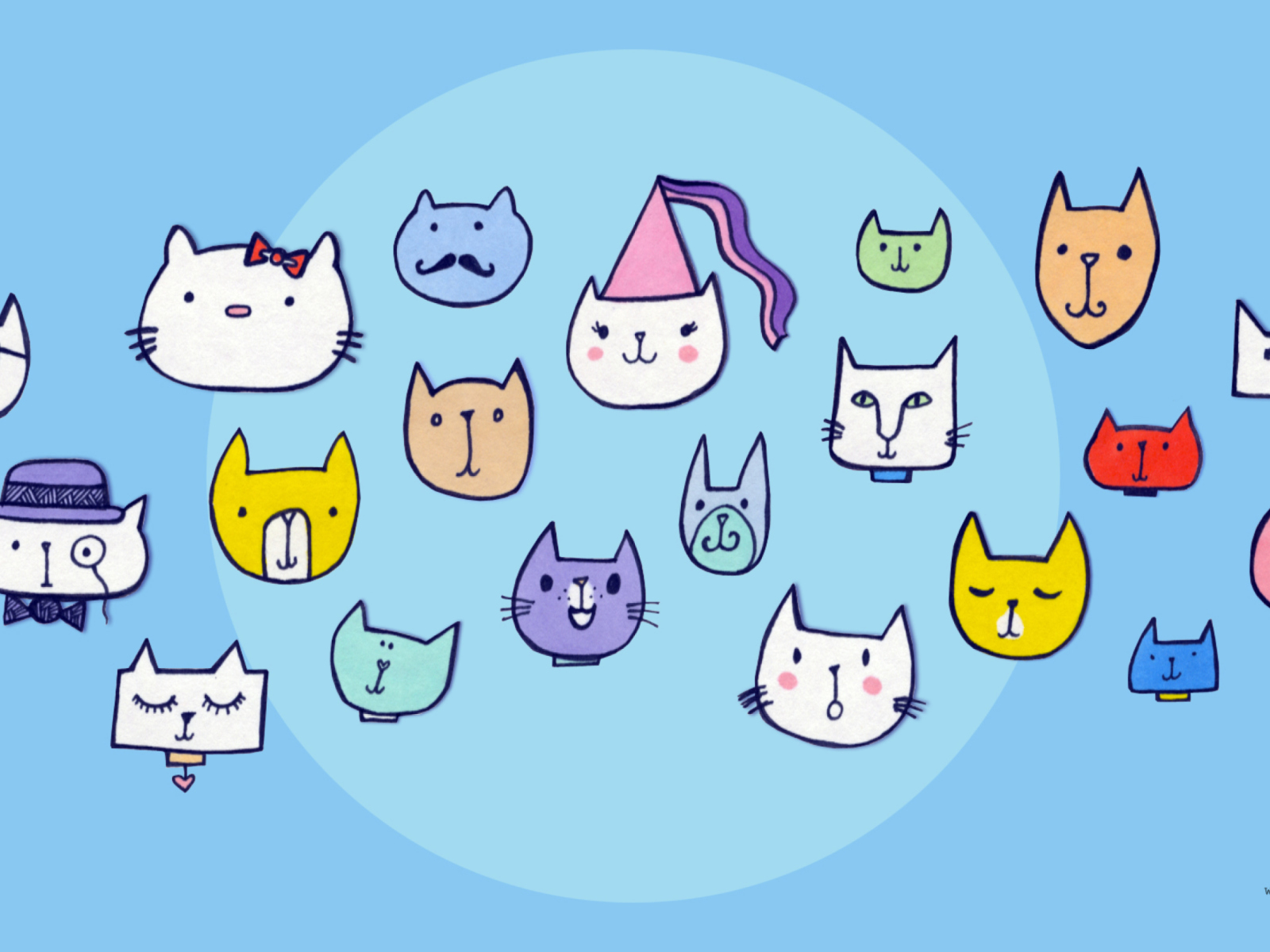 Happy Cats wallpaper 1600x1200