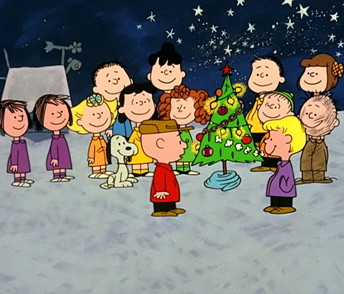 Das A Charlie Brown Christmas Wallpaper 1200x1024