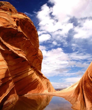 Hidden Pool - Colorado Plateau Utah - Obrázkek zdarma pro 128x160