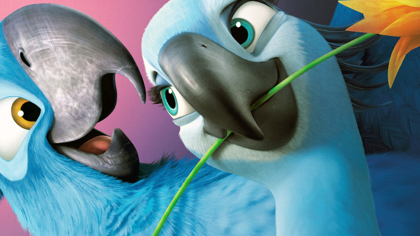 Fondo de pantalla Jewel - Rio 2 1366x768