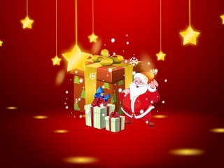 Screenshot №1 pro téma We Wish You A Merry Christmas 320x240