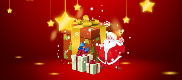 Das We Wish You A Merry Christmas Wallpaper 720x320