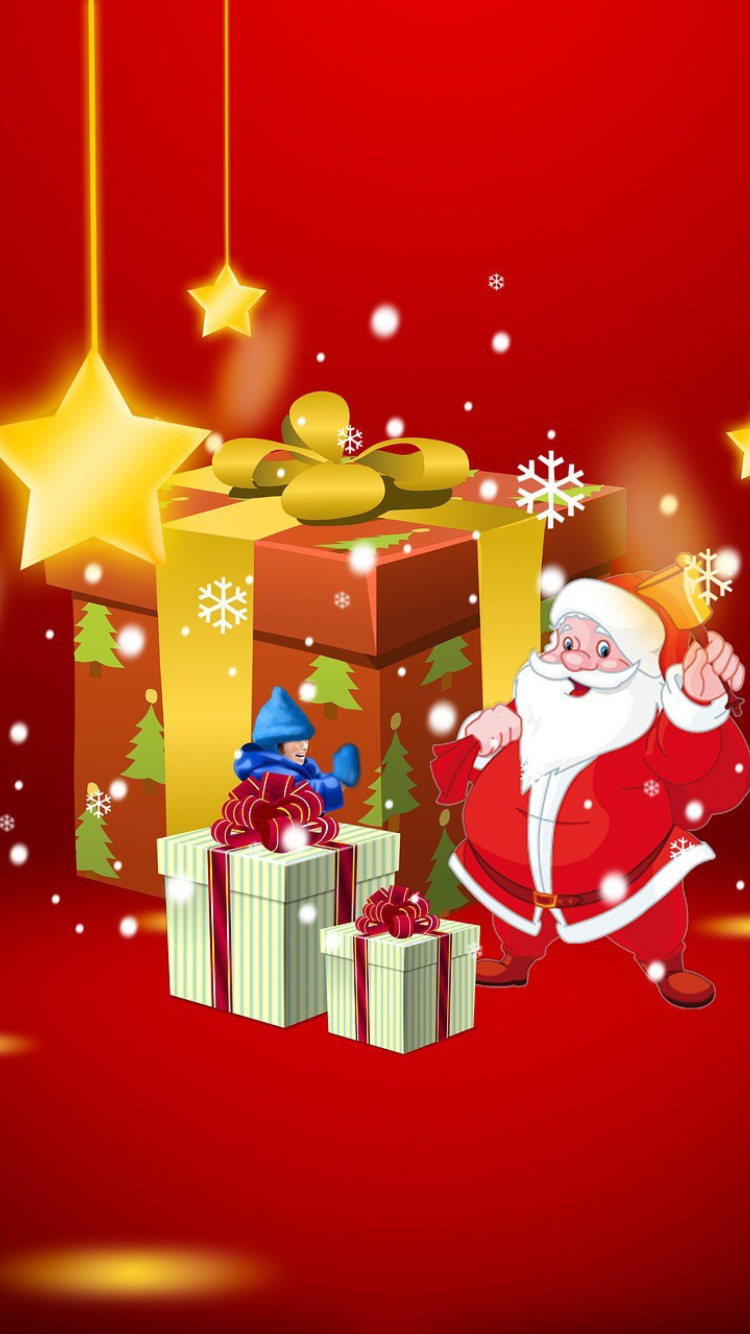 Обои We Wish You A Merry Christmas 750x1334