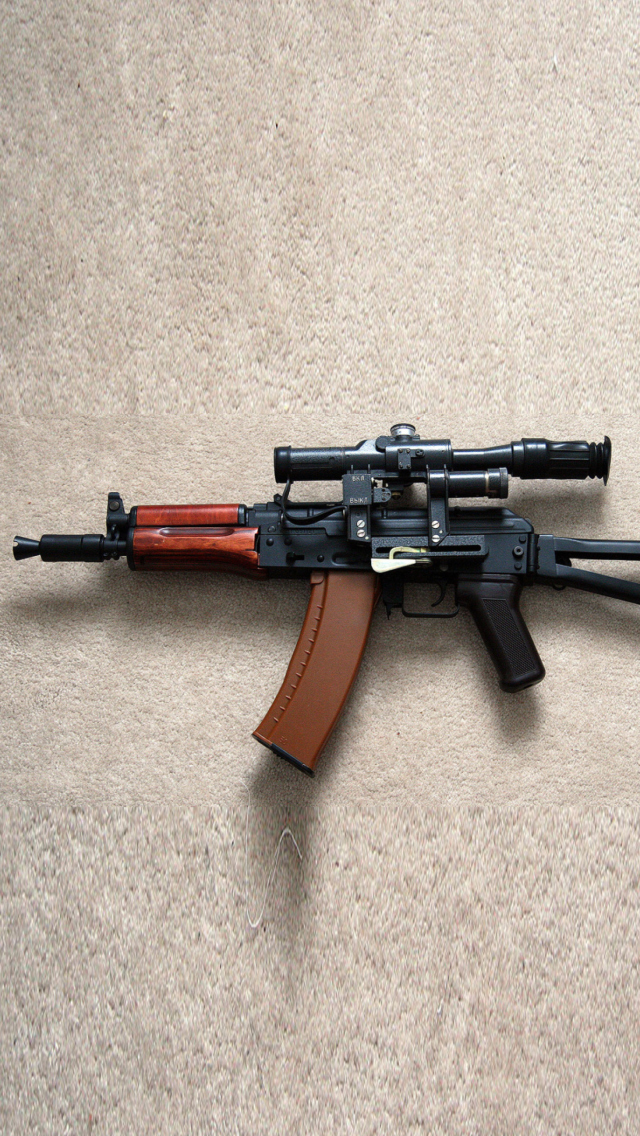 Fondo de pantalla AK-47 Kalashnikov 640x1136
