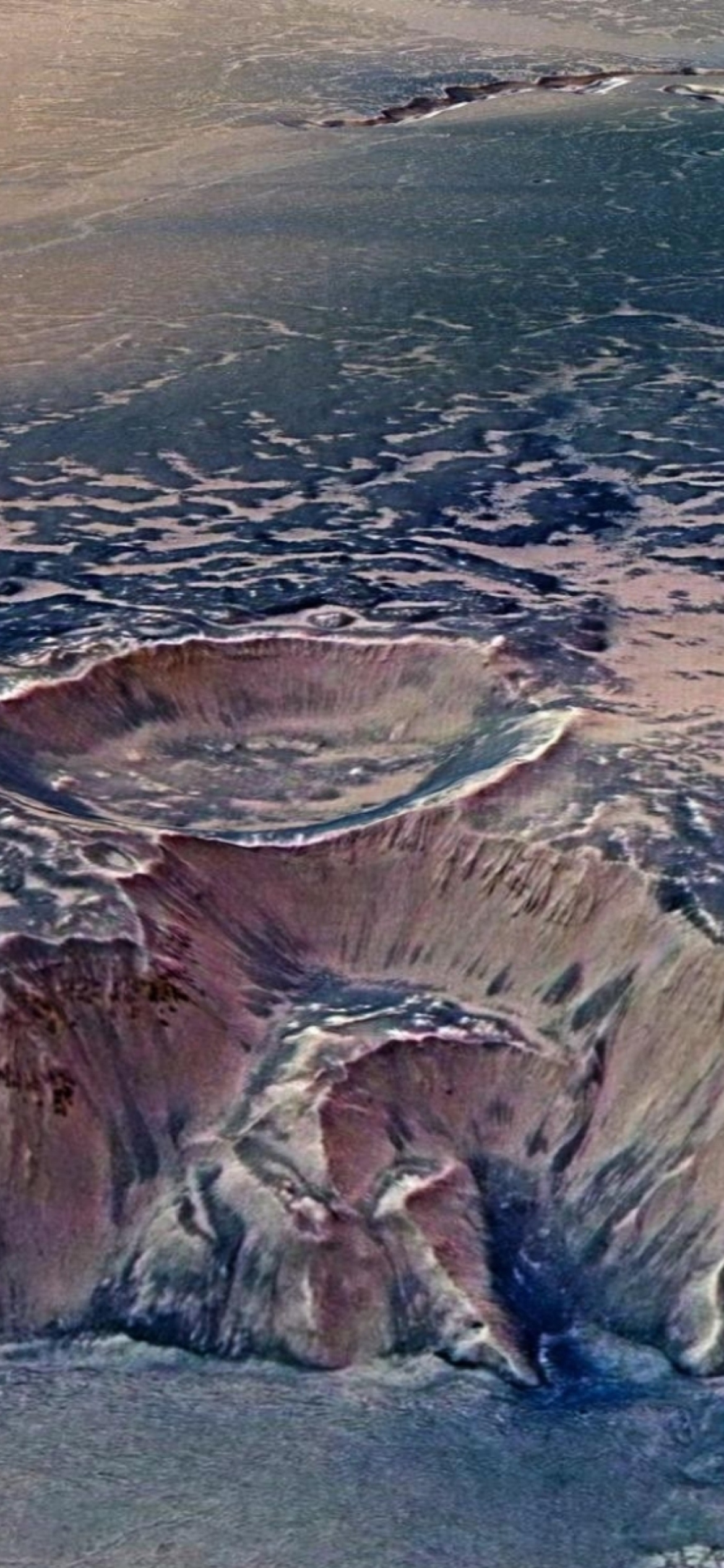 Screenshot №1 pro téma Mars Crater 1170x2532