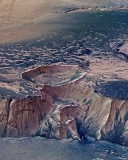 Fondo de pantalla Mars Crater 128x160