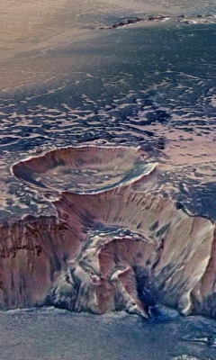 Mars Crater wallpaper 240x400