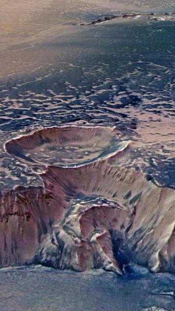 Sfondi Mars Crater 360x640