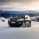 Fondo de pantalla Toyota, Land Cruiser 200 in Snow 128x128