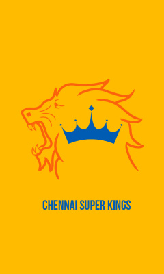 Das Chennai Super Kings IPL Wallpaper 240x400