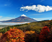 Screenshot №1 pro téma Mount Fuji 3776 Meters 176x144
