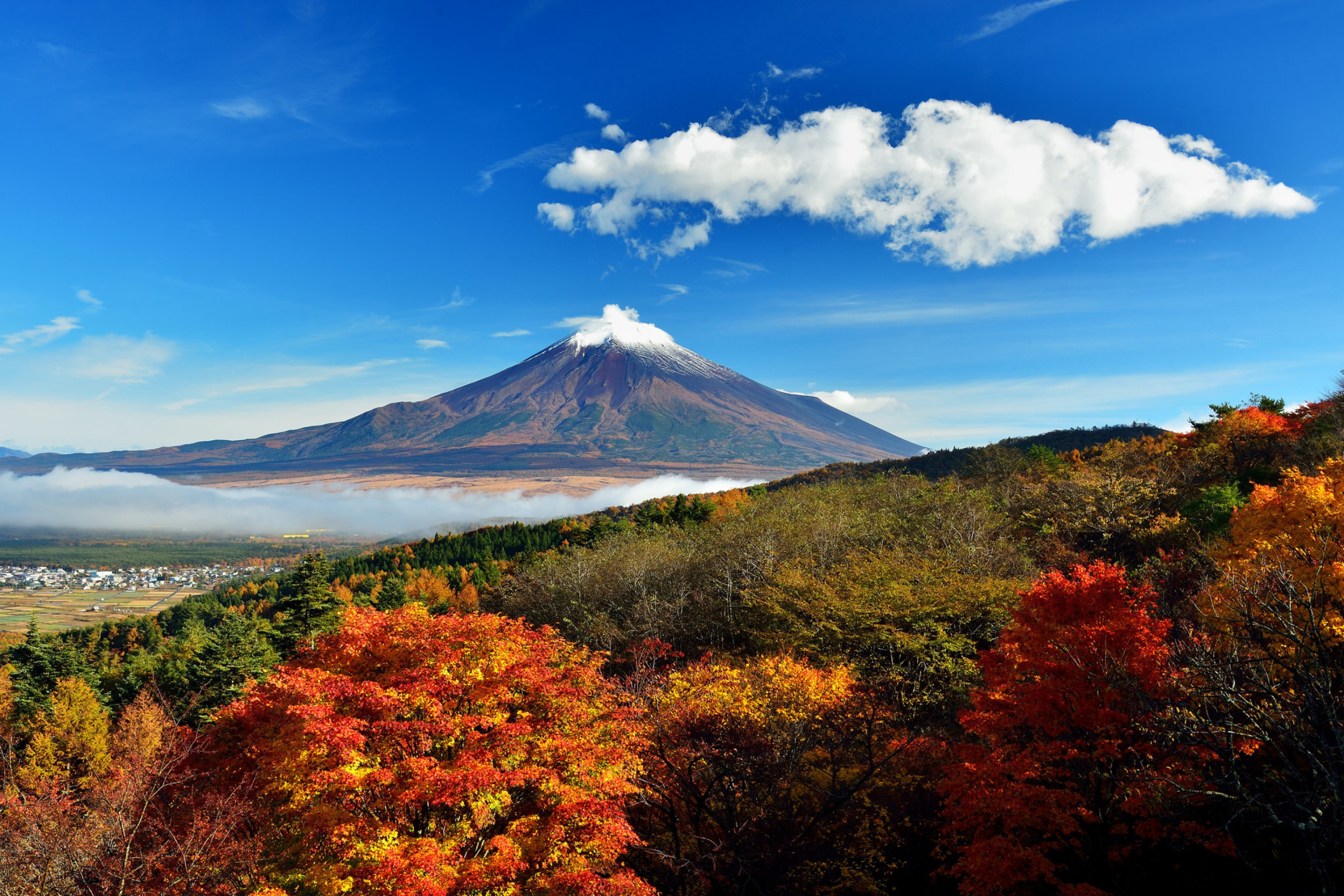 Das Mount Fuji 3776 Meters Wallpaper 2880x1920