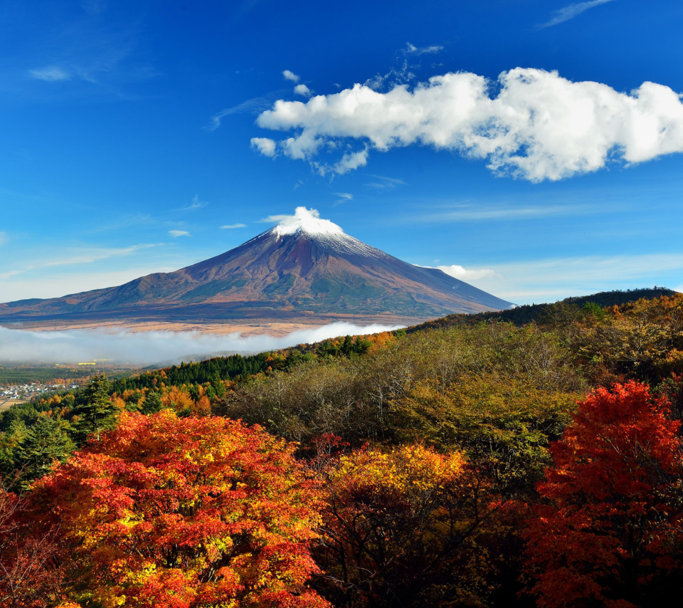 Обои Mount Fuji 3776 Meters 960x854