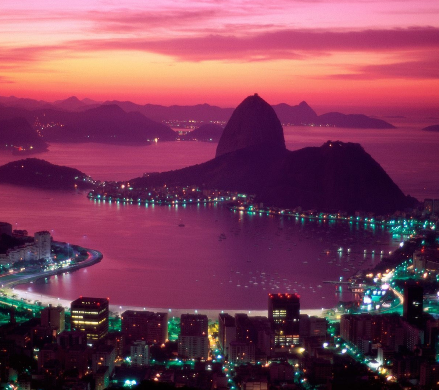 Screenshot №1 pro téma Sugarloaf Mountain Rio Brazil 1440x1280