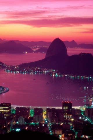 Sugarloaf Mountain Rio Brazil screenshot #1 320x480
