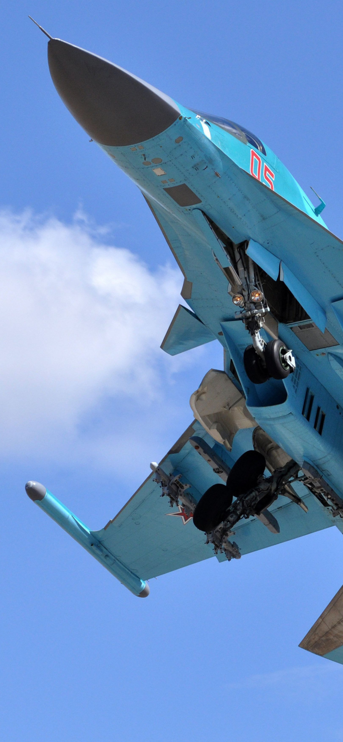 Sfondi Sukhoi Su 34 Strike Fighter 1170x2532