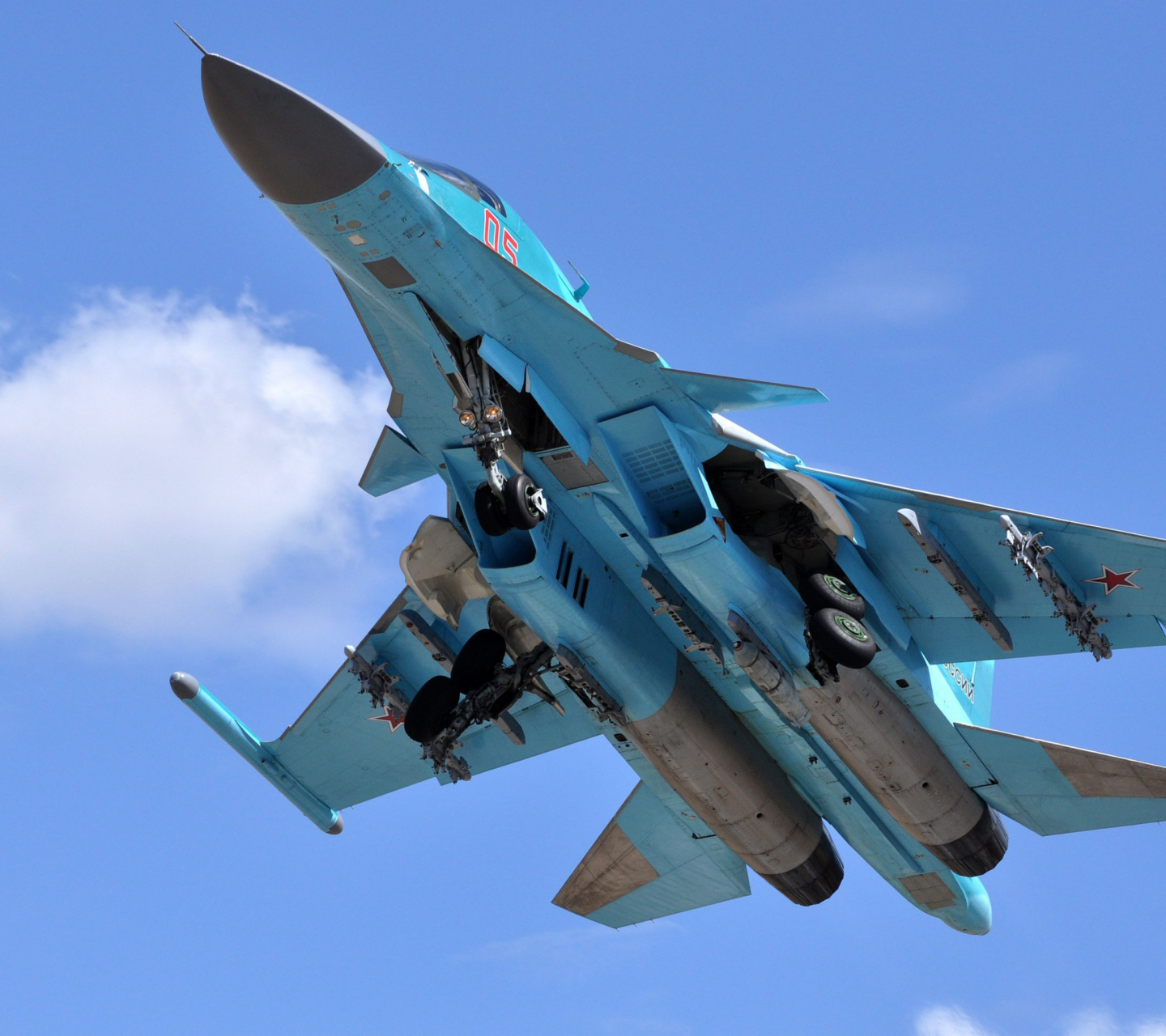 Обои Sukhoi Su 34 Strike Fighter 1440x1280