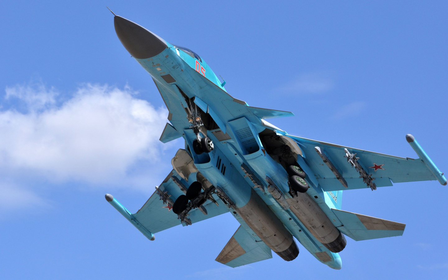 Das Sukhoi Su 34 Strike Fighter Wallpaper 1440x900