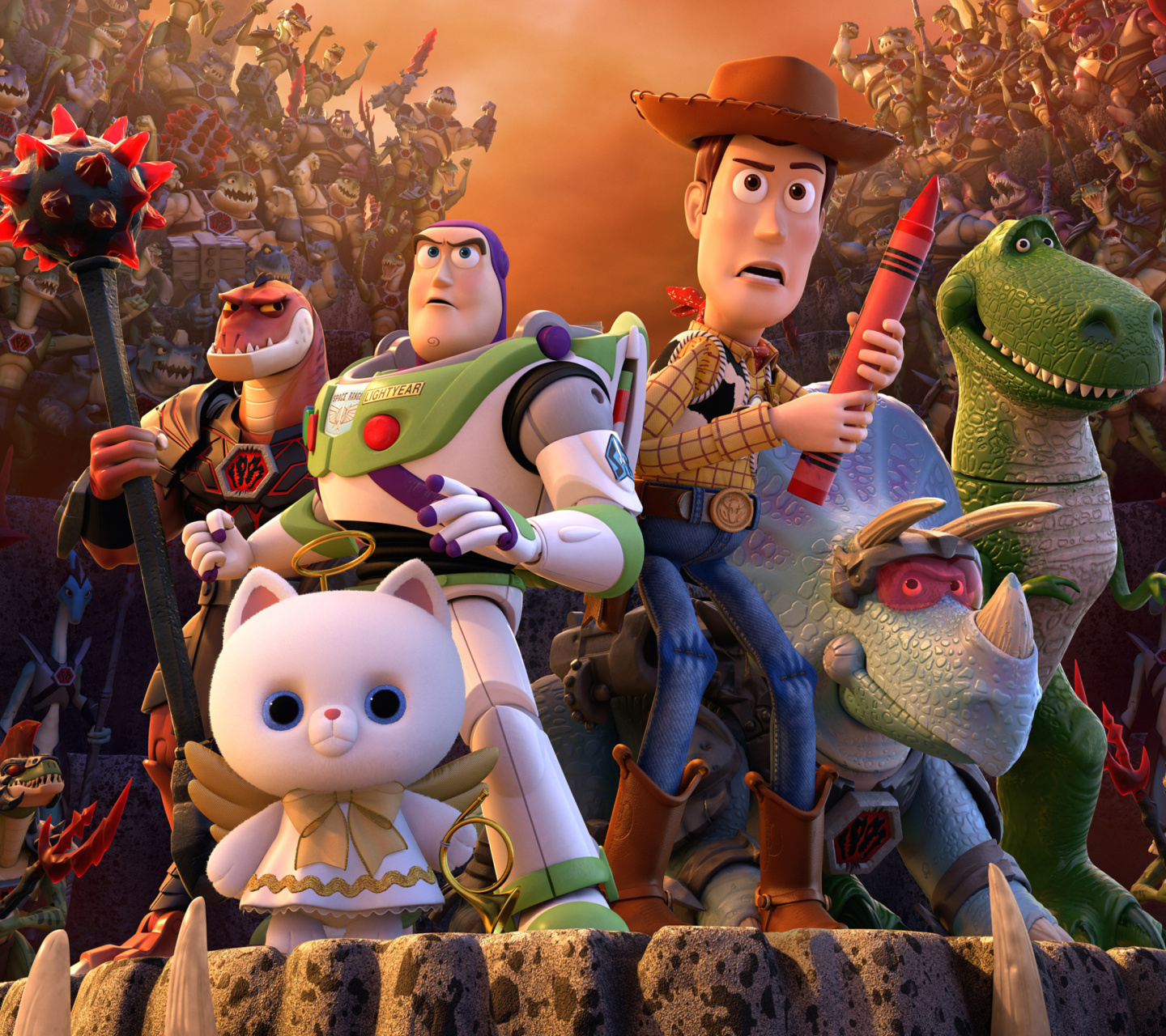 Обои Toy Story That Time Forgot Wide 1440x1280