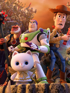 Toy Story That Time Forgot Wide wallpaper 240x320