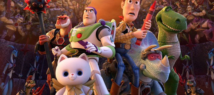 Toy Story That Time Forgot Wide wallpaper 720x320