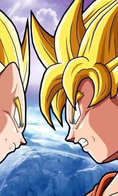 Screenshot №1 pro téma Goku Vs Vegeta 240x400