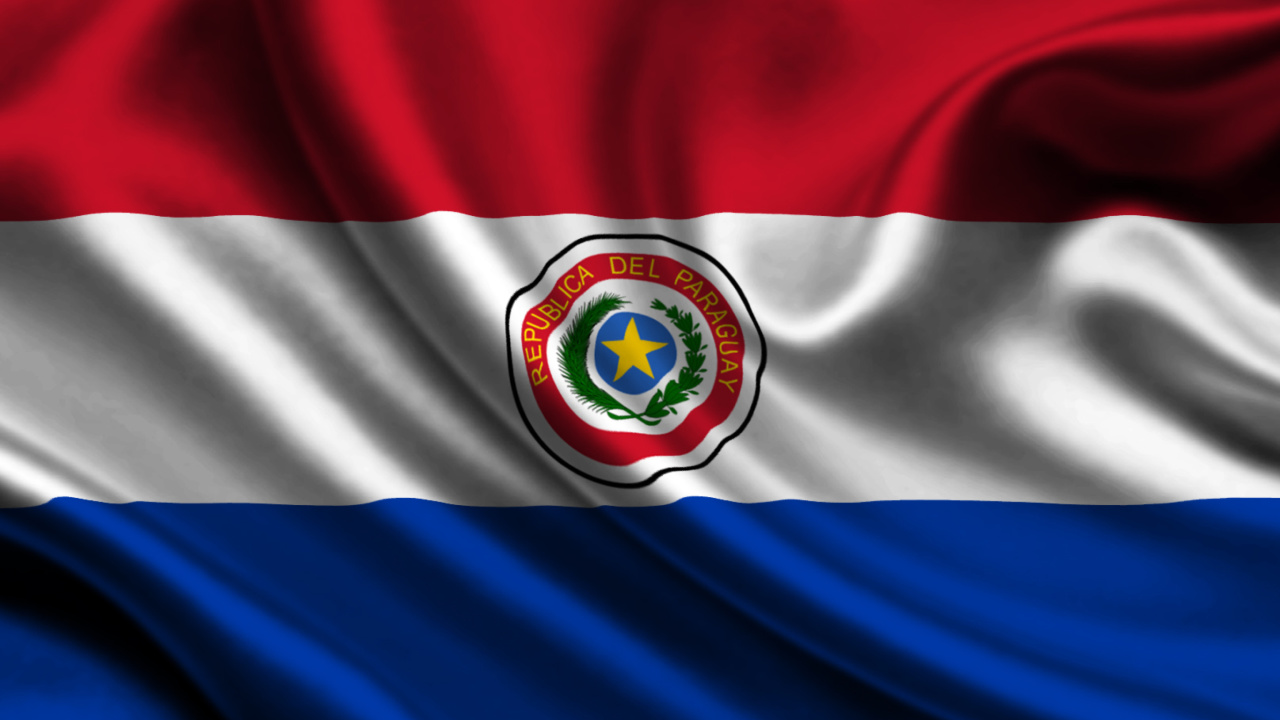 Flag of Paraguay wallpaper 1280x720