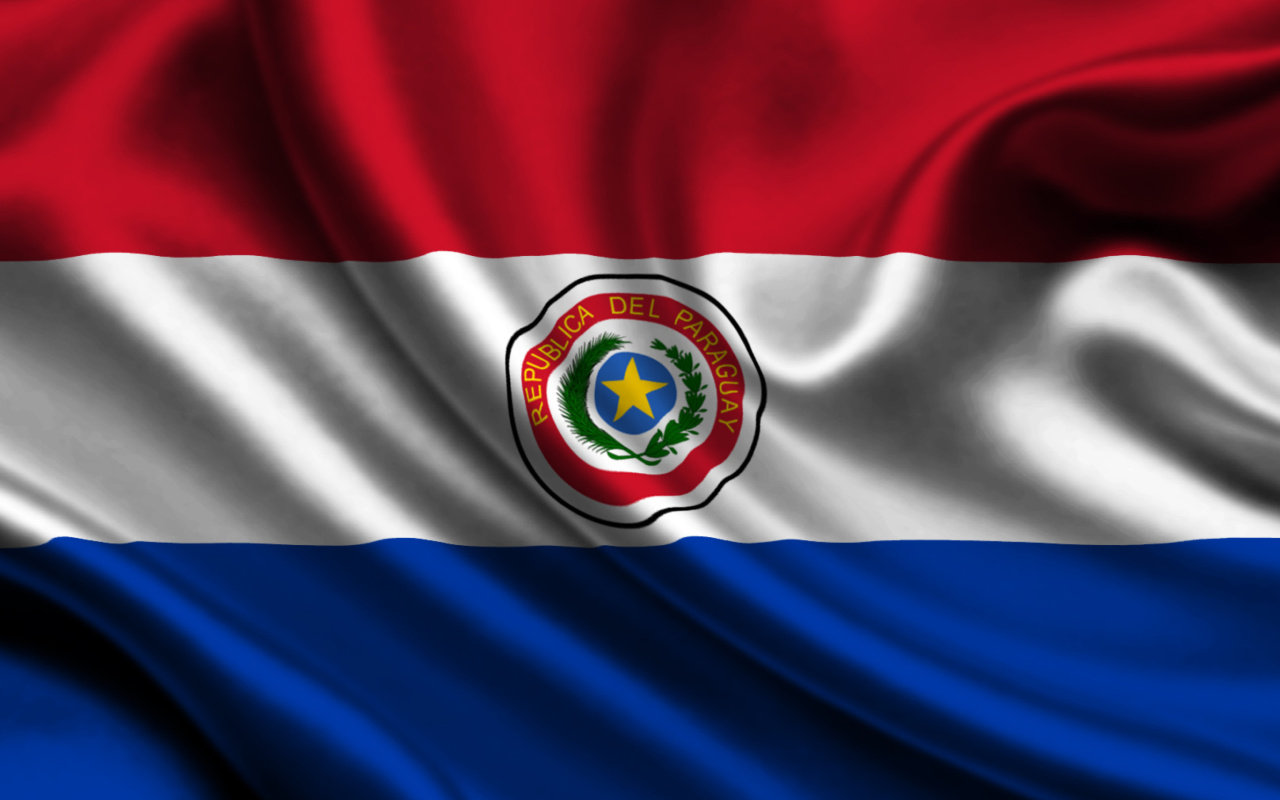Flag of Paraguay wallpaper 1280x800
