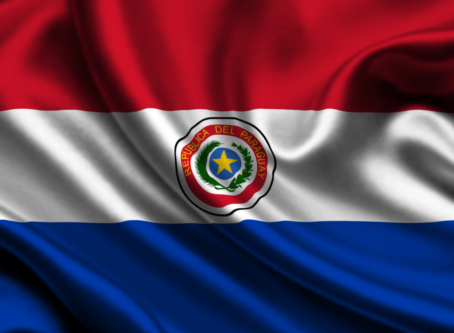 Fondo de pantalla Flag of Paraguay 1920x1408