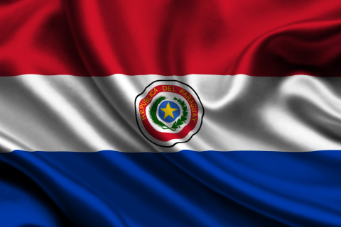 Flag of Paraguay wallpaper 480x320