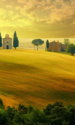 Обои Tuscany - Discover Italy 240x400