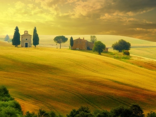 Das Tuscany - Discover Italy Wallpaper 320x240