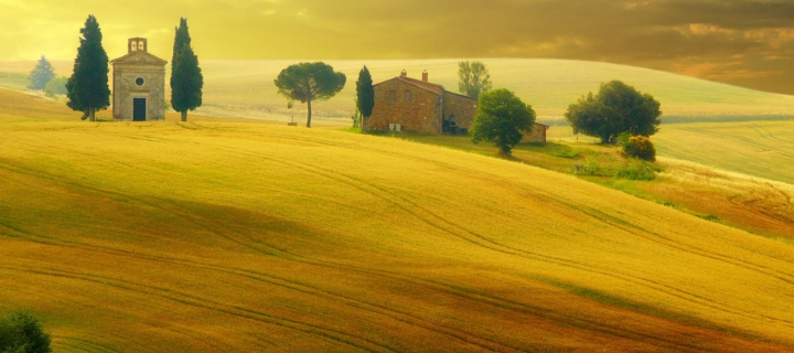 Sfondi Tuscany - Discover Italy 720x320