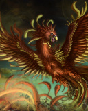 Mythology Phoenix Bird wallpaper 128x160
