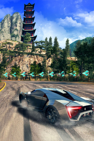 Asphalt 8 Airborne wallpaper 320x480