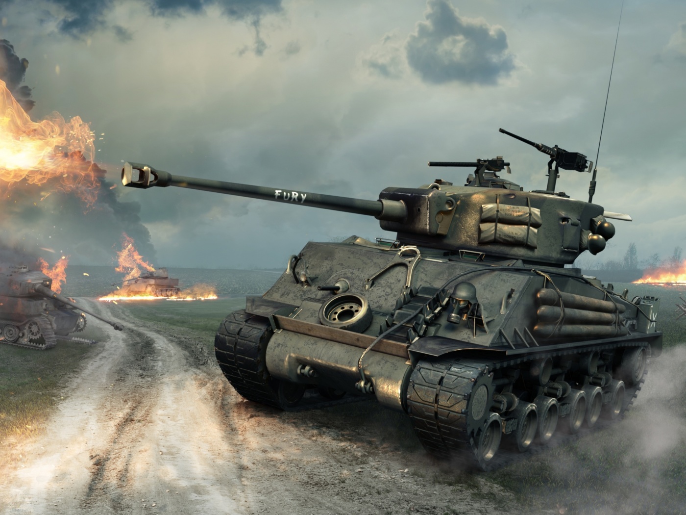 Обои World of Tanks Blitz America 1400x1050