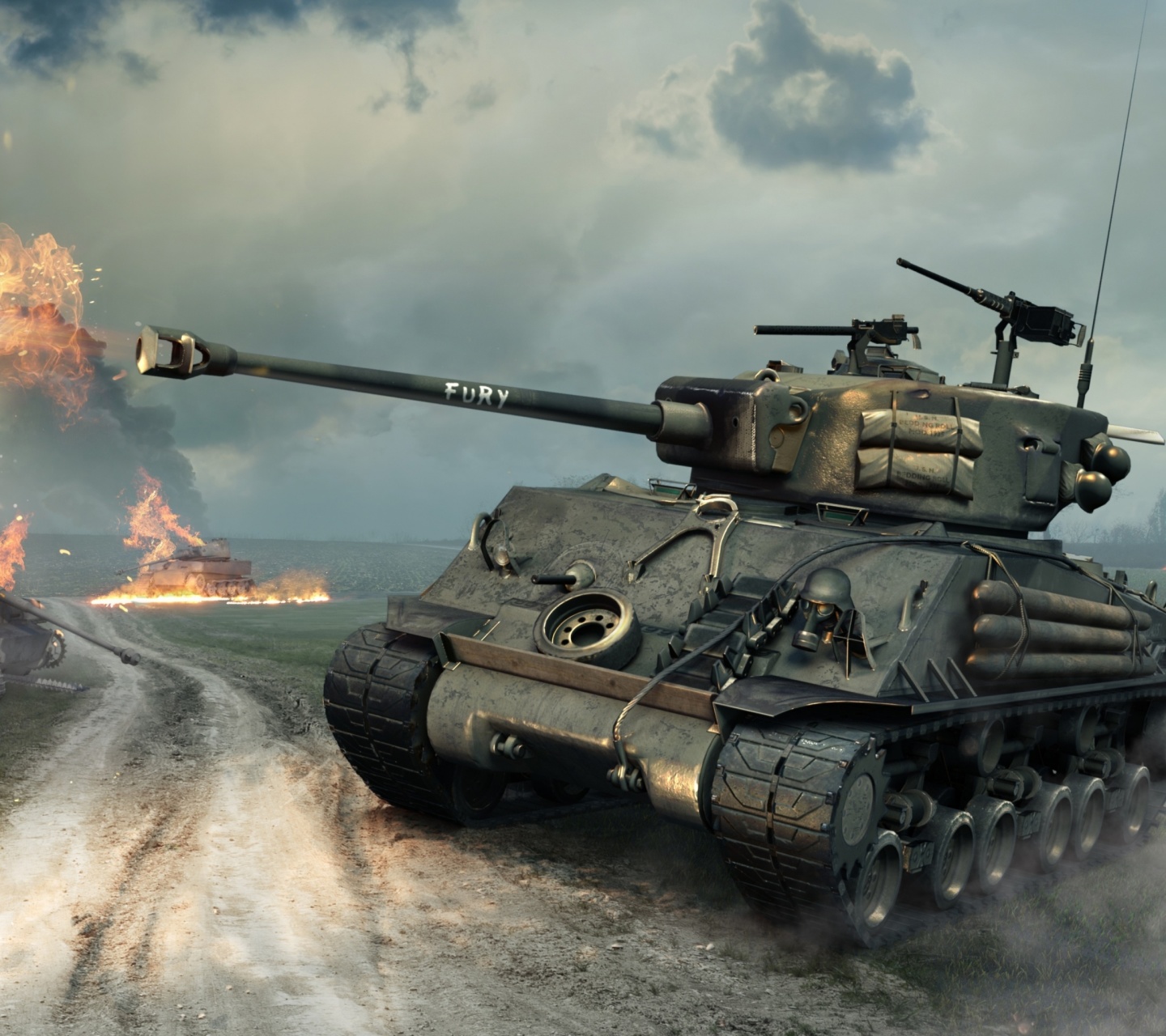 World of Tanks Blitz America wallpaper 1440x1280