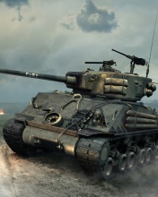 Fondo de pantalla World of Tanks Blitz America 176x220