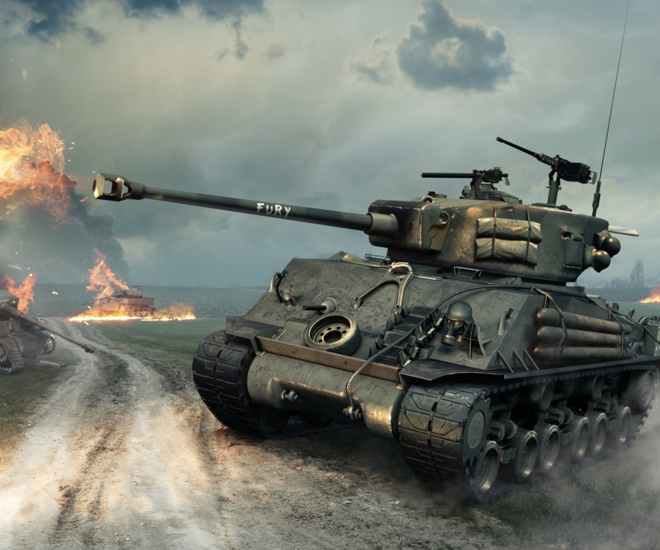 Das World of Tanks Blitz America Wallpaper 960x800