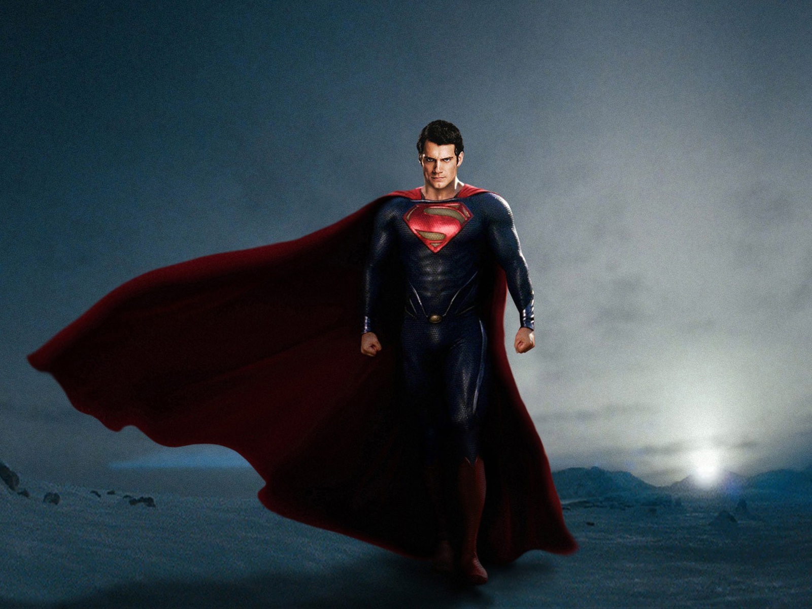 Sfondi Man Of Steel - Henry Cavill 1600x1200