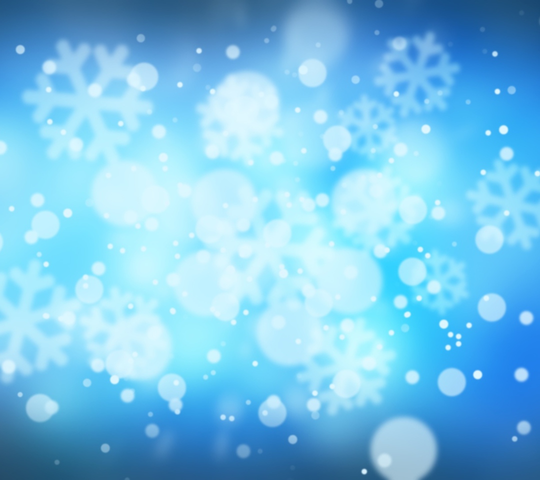 Das Snowflakes Wallpaper 1080x960