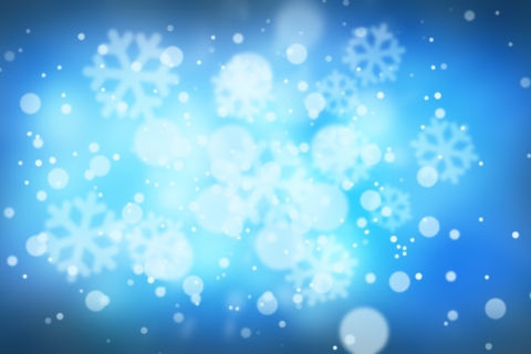 Das Snowflakes Wallpaper 480x320