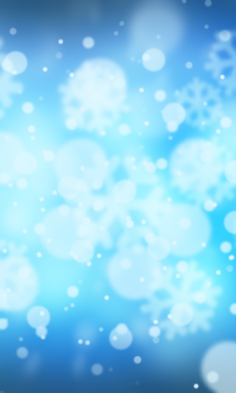 Snowflakes wallpaper 768x1280